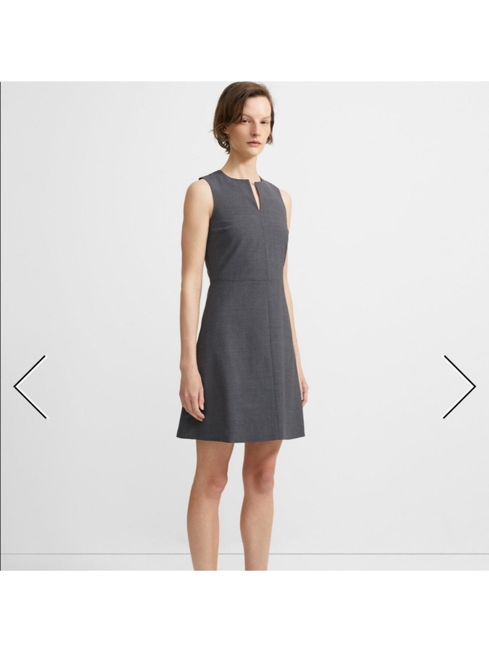 Theory Midi A-Line Dress